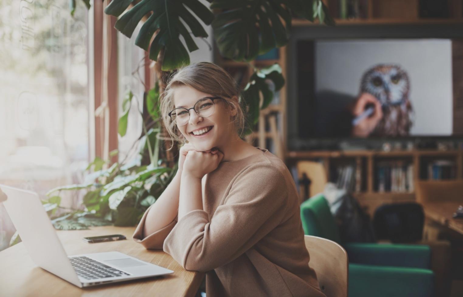 Learners working through SEO content assignments